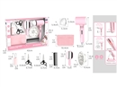 HAIRDRESSING SET W/LIGHT & SOUND