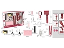 HAIRDRESSING SET W/LIGHT & SOUND