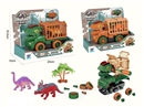DISASSEMBLE FRICTION DINOSAUR CAR SET,2COLOURS