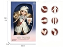 12寸3D眼12关节甜美文艺
风洋娃娃