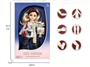 12寸3D眼12关节甜酷少女
风洋娃娃