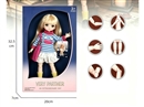 12寸3D眼12关节元气少女 
洋娃娃