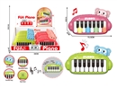 MUSIC PIANO W/LIGHT & MUSIC,2COLOURS,12PCS/DISPLAY BOX