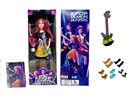 K-POP 猎魔女团真人版11.5寸12关节实身Rumi鲁米打歌芭比带金貂卡片一张带摇滚吉他
