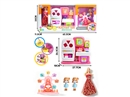 KITCHEN SET W/DOLL & LIGHT & MUSIC