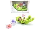 10"RUBBER DOLL W/ACCESSORIES