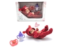 10"RUBBER DOLL W/ACCESSORIES