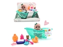 8.5"RUBBER DOLL W/ACCESSORIES