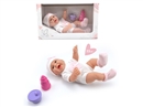 13"BLOW MOLD DOLL W/ACCESSORIES