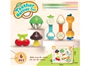 BABY TEETHER RATTLE 6PCS