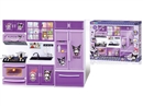 KITCHEN SET W/LIGHT & MUSIC(INCLUDED BATTERY)