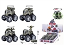 FRICTION STUNT CAR,4ASST,12PCS/DISPLAY BOX