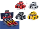 FRICTION STUNT CAR,4ASST,12PCS/DISPLAY BOX