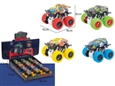 FRICTION STUNT CAR,4ASST,12PCS/DISPLAY BOX