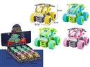 FRICTION STUNT CAR,4ASST,12PCS/DISPLAY BOX