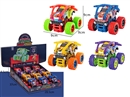 FRICTION STUNT CAR,4ASST,12PCS/DISPLAY BOX