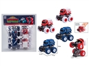 FRICTION CAR 4PCS