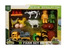 PULL BACK FARM CAR SET