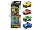 PULL BACK DIE-CAST CAR 4PCS