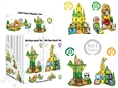 3.75CM MAGNETIC BUILDING TILES，12PCS/DISPLAY BOX