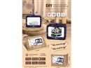 DIY木质拼装复古电视声控夜灯摆件——汽车AE86
