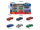 6款1:64合金车10只装