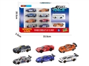6款1:64合金车10只装