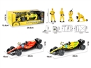 (1:20)中号惯性灯光声音F1方程车+维修工+工具