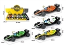 (1:20)4只装中号惯性灯光声音F1方程车