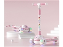 SCOOTER W/LIGHT & MUSIC，PINK（ NOT INCLUDE BATTERY）