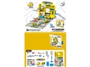CONSTRUCTION PARKING LOT SET W/2PCS FREE WAY CAR