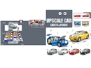 FRICTION CAR W/LIGHT & SOUND,8PCS/DISPLAY BOX(INCLUDE BATTERY)