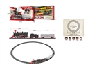 1:87 B/O TRAIN TRACK W/LIGHT & MUSIC 17PCS(NOT INCLUDED BATTERY)