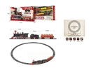 1:87 B/O TRAIN TRACK W/LIGHT & MUSIC 17PCS(NOT INCLUDED BATTERY)