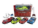 1:23 4-CHANNLE R/C CAR W/LIGHT 2ASST,3COLORS(INCLUDED BATTERY)