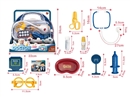 DOCTOR SET W/LIGHT & SOUND 10PCS(INCLUDED BATTERY)