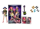 K-POP 猎魔女团真人版11.5寸12关节实身鲁米佐伊米cospiay朋克双人芭比  带吉他主题套装，金貂卡片一张
