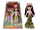 OMG  BRATZ   冬天系列10寸9关节大脚大腿实身大头贝兹娃娃带真花带靴子带旅游包，带钻石包