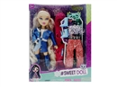 OMG  BRATZ   冬天系列10寸大脚大腿实身毛绒大头贝兹娃娃带滑冰套装带一件时装衣服