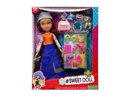 OMG  BRATZ 系列10寸大脚大腿实身毛绒大头贝兹娃娃饰品8件套装宠物套装7件套带钻石包