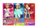 OMG  BRATZ   冬天系列10寸大脚大腿实身毛绒大头贝兹娃娃带一束真花