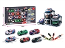 PARKING LOT SET W/ PULL BACK DIE-CAST CAR & CATAPULT