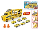 FREE WAY TRUCK W/LIGHT & SOUND & CAR 6PCS(INCLUDE BATTERY)