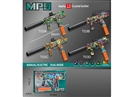 B/O WATER BULLET GUN SET,4ASST
