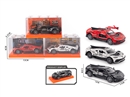 1:36 PULL BACK DIE-CAST CAR W/CAN OPEN THE DOOR,1PCS，3COLORS