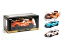 1:24 PULL BACK DIE-CAST CAR W/LIGHT & MUSIC & CAN OPEN THE DOOR,1PCS,3COLORS(INCLUDED BATTERY)