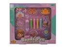 DIY BEADS PEN SET,5PCS