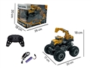 2.4G R/C CONSTRUCTION TRUCK W/LIGHT & MUSIC(INCLUDED BATTERY)