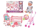 14"RUBBER DOLL W/12 SOUND IC & ACCESSORIES(INCLUDE BATTERY)