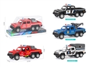FRICTION POLICE CAR 4COLOURS